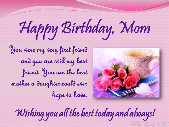 Birthday Wishes For Mom - Wishes, Greetings, Pictures 