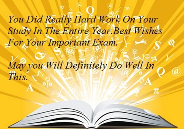 Good Luck Wishes For Exam - Wishes, Greetings, Pictures – Wish Guy