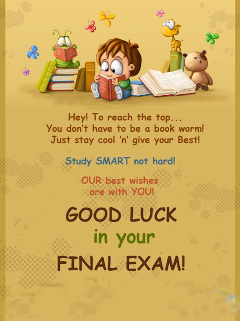 Good Luck Wishes For Exam - Wishes, Greetings, Pictures – Wish Guy