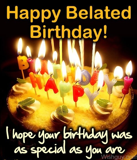 Belated Birthday Wish