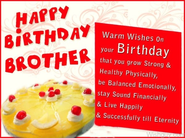 Birthday Wishes For U Bro