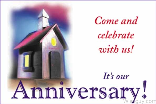 Come And Celebrate With Us It's Our Anniversary