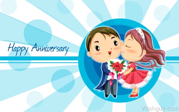 Cute Happy Anniversary Wish