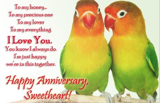 Happy Anniversary SweetHeart And I Love You