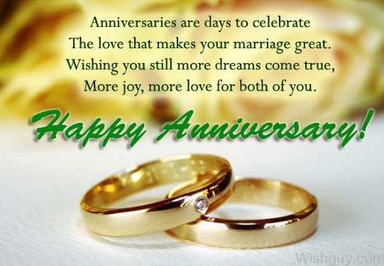 Wording Of Anniversary