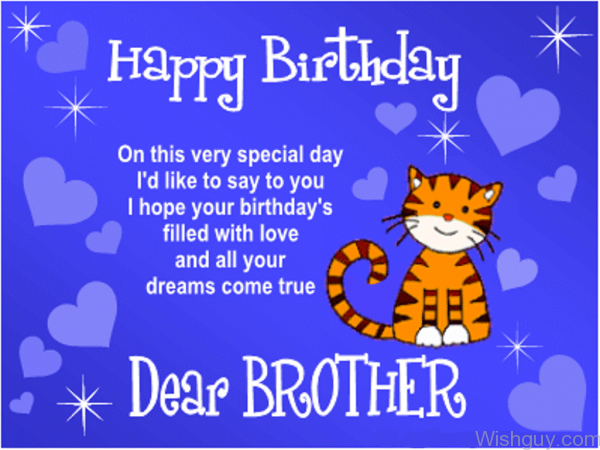 Happy Birthday - Dear Brother