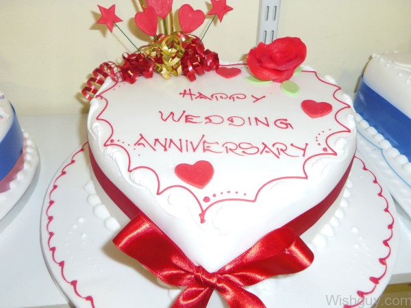 Happy Wedding Anniversary - Cake