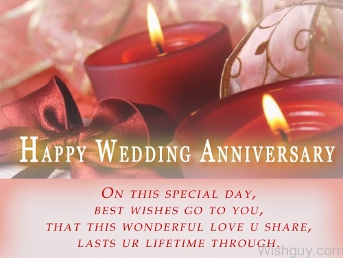 Happy Wedding Anniversary - On This Special Day