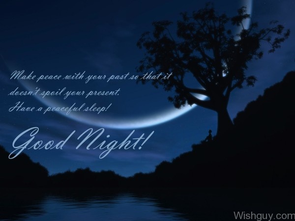 Have A Peaceful Sleep Good Night