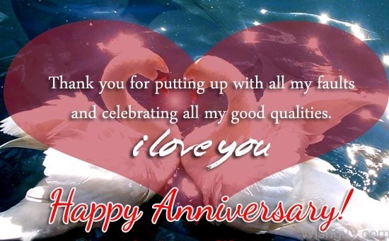 I Love You - Happy Anniversary