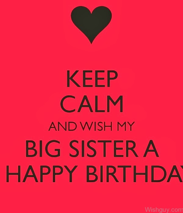 Wish My Big Sister A Happy Birthday