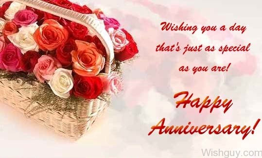 Wishing You A Day Happy Anniversary