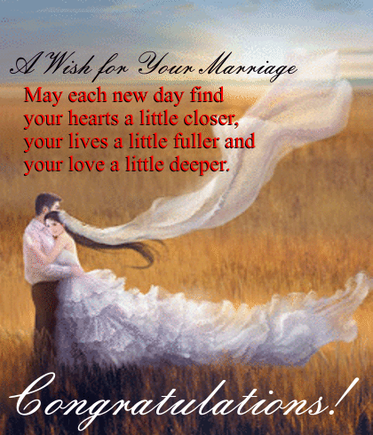A Wish For Your Marriage