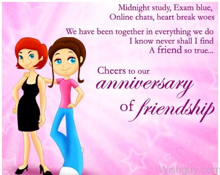 Anniversary Of Friendship