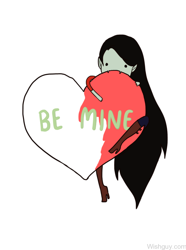 Be Mine Girl - Heart Image