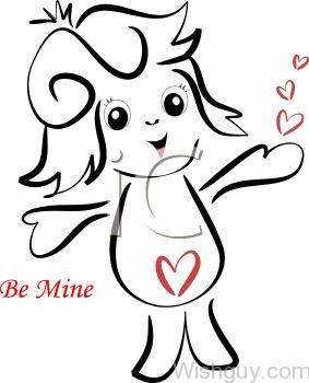 Be Mine - Little Girl Image