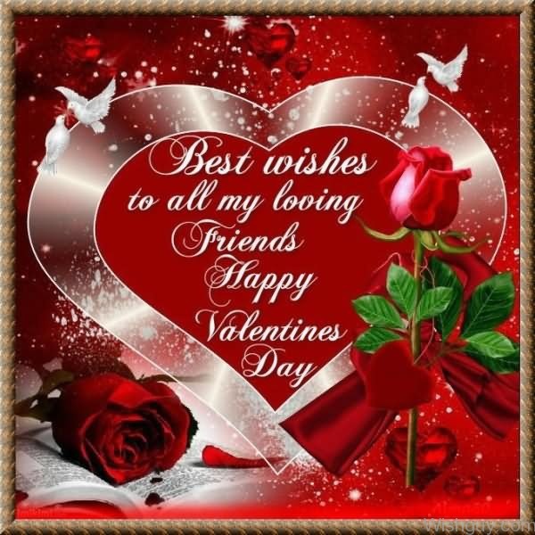 Best Wishes To My Sweet Friend On Valentine's Day