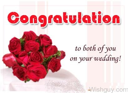 Congrates To Both Of You