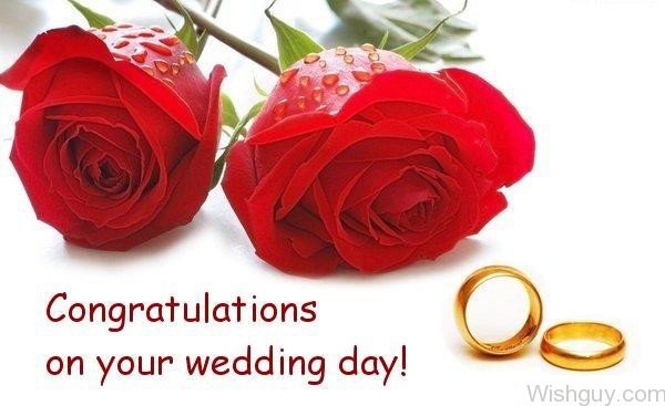 Congratulations On Your Wedding Day !