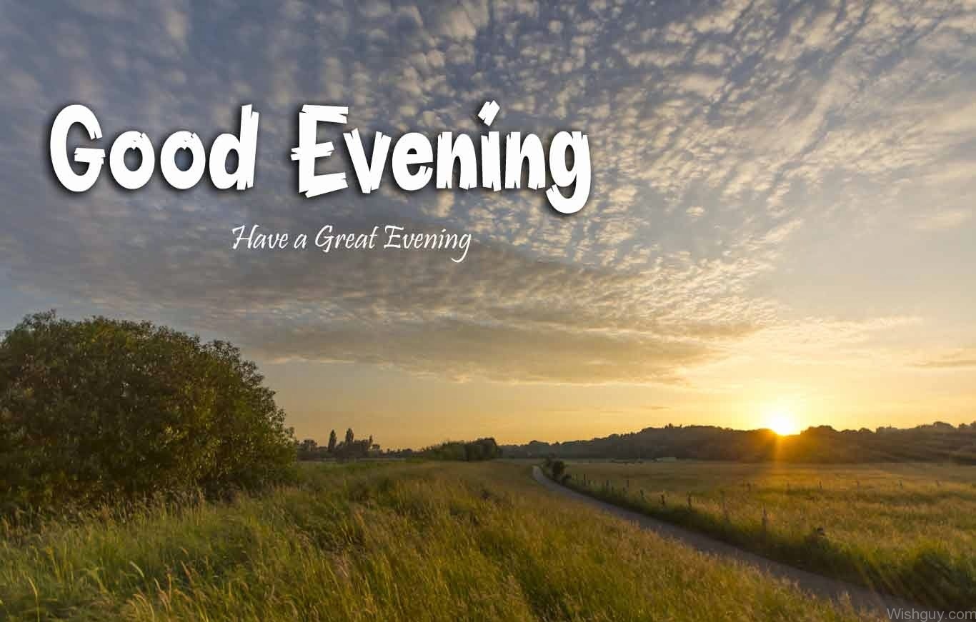 Did you have a good evening