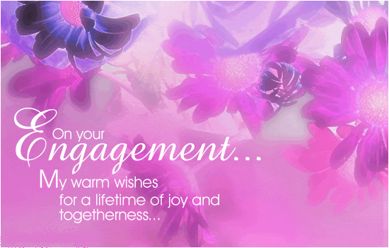 On Your Engagement