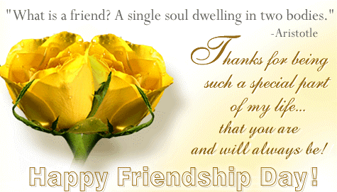Sending Yellow Flower In Friendship Day