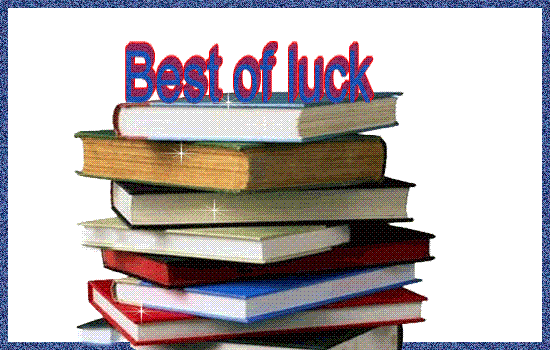 Best Of Luck For Exams