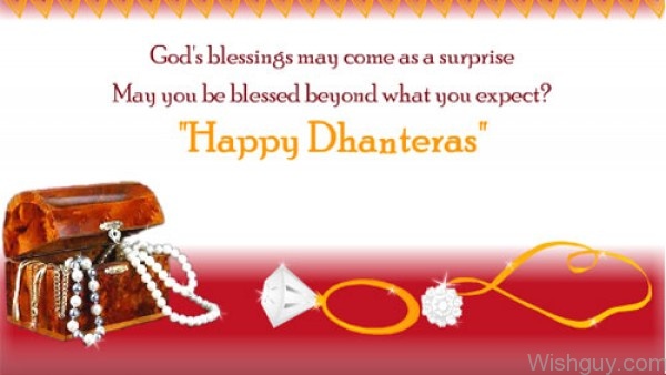 Blessing Of God In Dhanteras