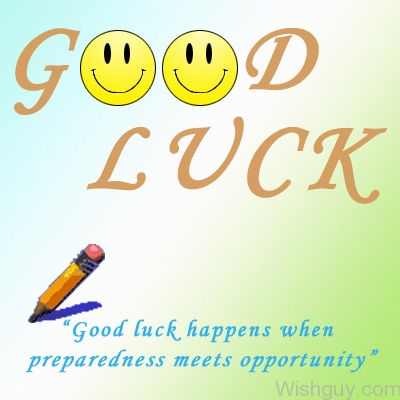 Good Luck Happens When Preparedness