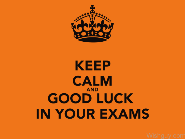 Good Luck In Your Exams - Pic