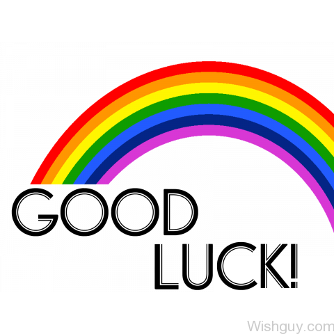 Good Luck - Rainbow Image