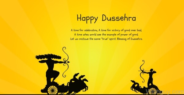 Happy Dussehra - A Time For Celebrtation