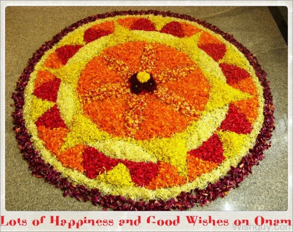 Lots Of Happiness And Good Wishes On Onam