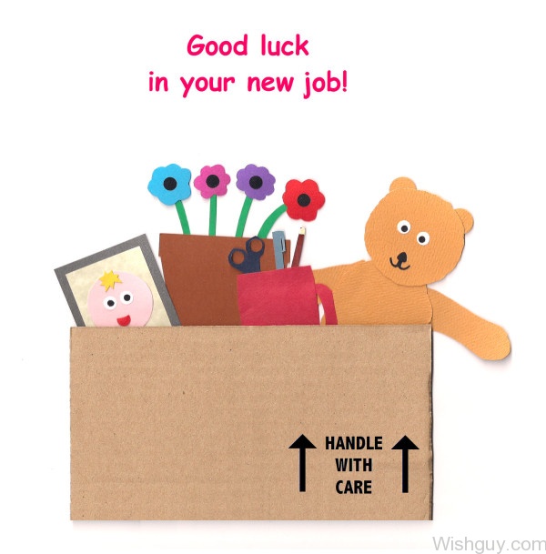 New Job Wishes!!