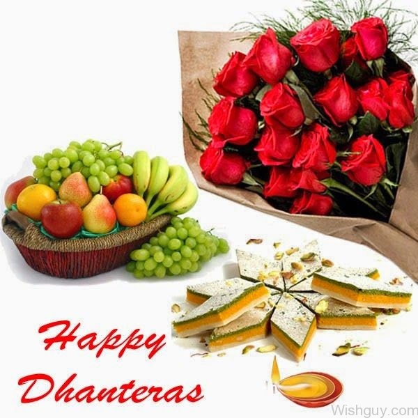 Sending Roes To Wish U Happy Dhanteras