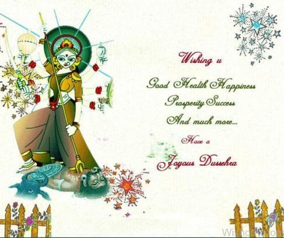 Wishing U Have A Joyous Dussehra