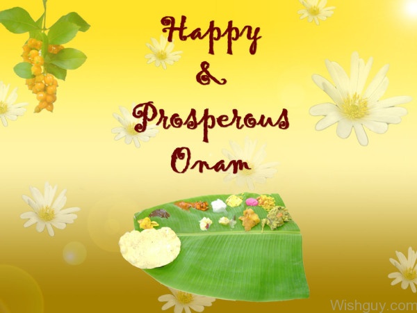 Happy And Prosperous Onam