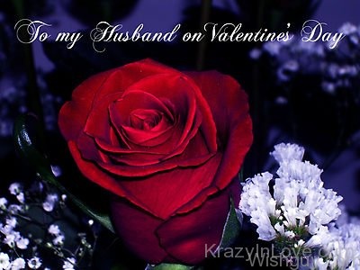 A Rose To My Husband - Happy Valentine's Day-Wg102