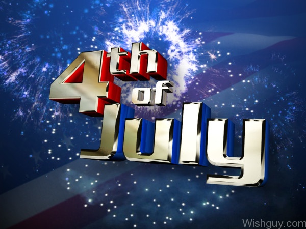 Best Wishes For Fourth Of July-wl513