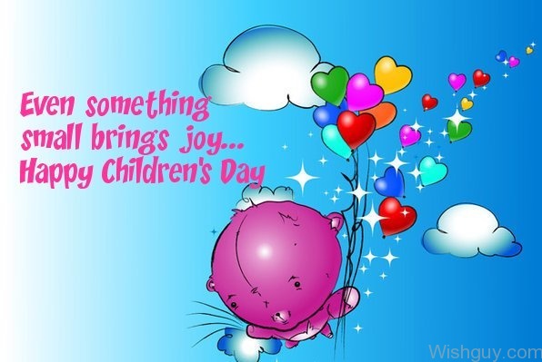 Even Something Small Brings Joy - Happy Childrens Day-cd110