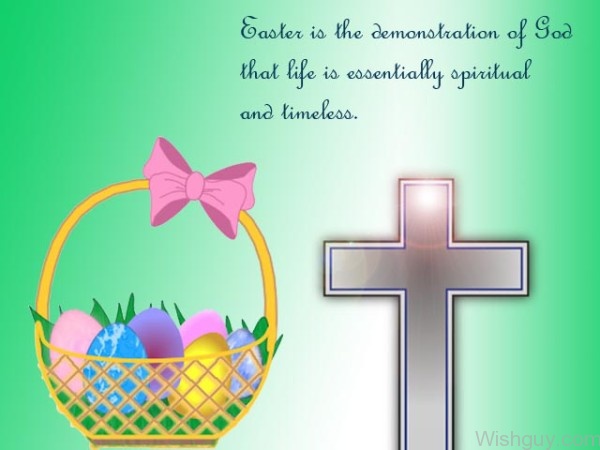Happy Easter - Easter Is A Damonstration Of God-es118