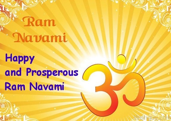 Happy And Prosperous Ram Navami-wg13