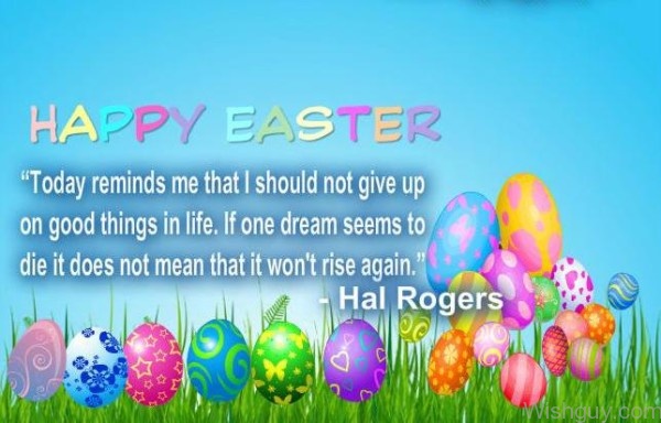 Happy Easter- Saying About Dreams-es137