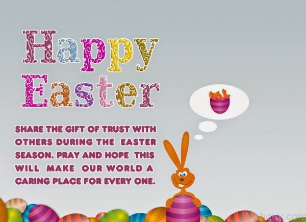 Happy Easter - Share The Gift Of Trust-es123