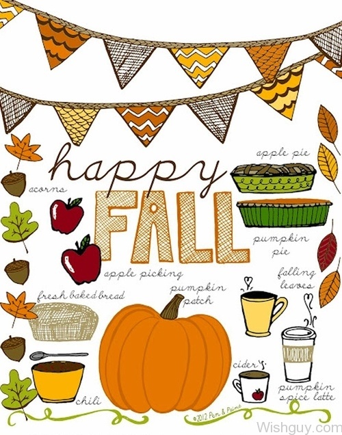 Happy Fall Fruits And Vegetables-ac124