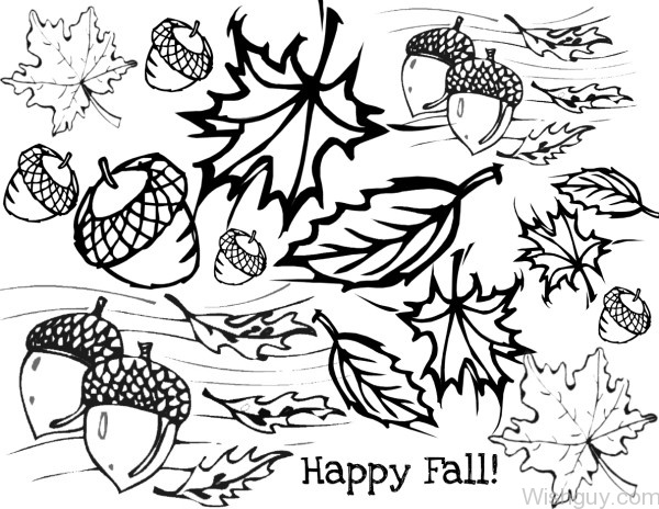Happy Fall Leaves-ac129