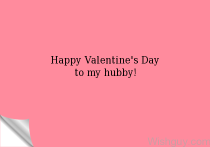 Happy Valentines Day To My Hubby-Wg111