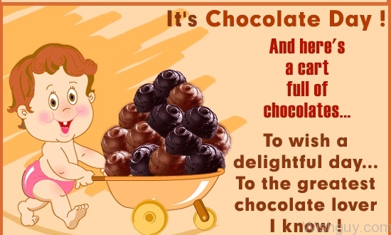 It's Chocolate Day To Wish You Delightful Day-bc130