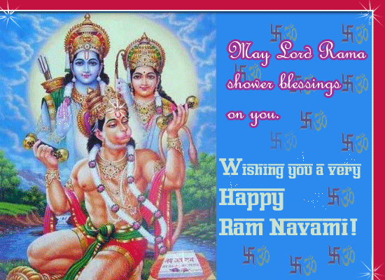 May Lord Rama Shower Blessings On You-wg116