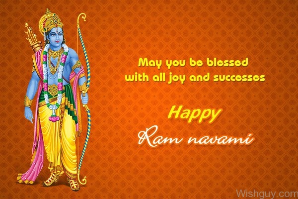 May You Be Blessed With All Happy Ram Navami-wg117